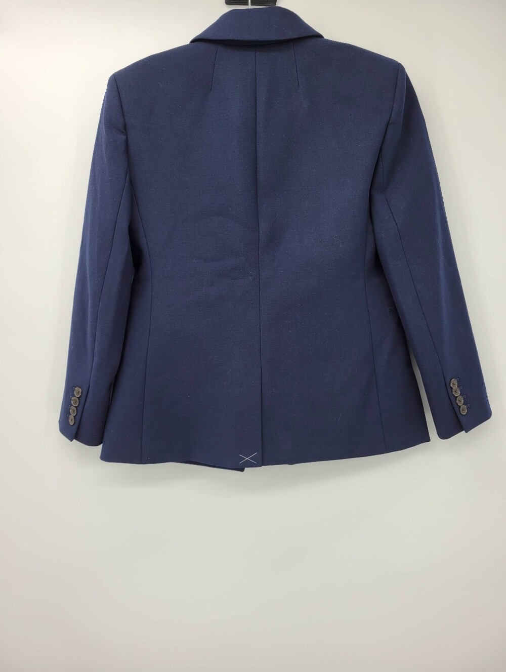J Crew Madelyn blazer in four-season stretch Cc289 NEW! Size 8 Navy $258 Retail - Picture 6 of 9